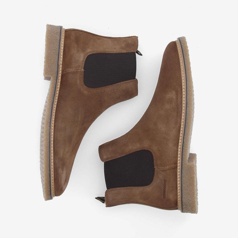 DUBLIN CHELSEA M - SUEDE - MARRON